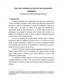 Una visión sistémica al servicio de la planeación estratégica