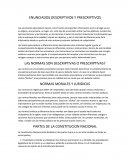 ENUNCIADOS DESCRIPTIVOS Y PRESCRIPTIVOS
