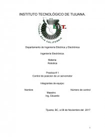 Control de posición de un servomotor. Página 1
