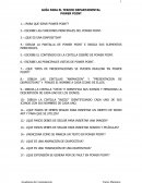 GUÍA PARA EL TERCER DEPARTAMENTAL POWER POIN