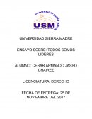 ENSAYO SOBRE: TODOS SOMOS LIDERES