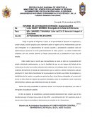 Informe de registro de medicamentos y materiales de enfermeria