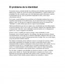 El problema de la Identidad