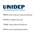 ENSAYO PELÍCULA PHILADELPIA