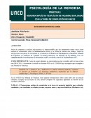 PSICOLOGIA DE LA MEMORIA PRÁCTICA 3