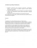Actividad de aprendizaje Fundamentos.