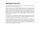 Manifiesto Plaza Vea