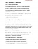 TEMA 2: LA EMPRESA Y EL EMPRESARIO