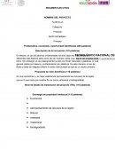 Problemática, necesidad u oportunidad identificada