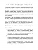 ANALISIS: CIUDADANÍA, EDUCACIÓN Y MEDIOS: LA ENCRUCIJADA DEL NUEVO SIGLO