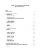 Estadística Conceptos y definiciones