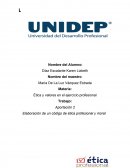 Codigo de etica Ética y valores en el ejercicio profesional