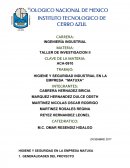 Desarrollo de la Higiene y seguridad industrial