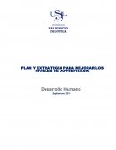 Test PLAN Y EXTRATEGIA PARA MEJORAR LOS NIVELES DE AUTOEFICACIA