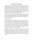 El poder de la comunicacion