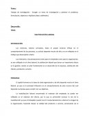 Trabajo de investigación - Escoger un tema de investigación y plantear el problema, formulación, objetivos e hipótesis (idea a defender).