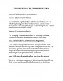 Pensamiento rapido lento