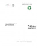 Analisis Alemania POLITICAS