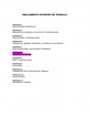REGLAMENTO INTERIOR DE TRABAJO.