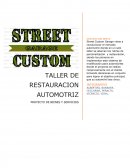 Un nuevo Proyecto taller automotriz
