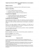 Impacto que tienen las NIIF en los estados financieros en una empresa pública