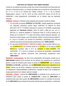 CONTRATO DE TRABAJO POR TIEMPO DEFINIDO