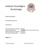 Gestión empresarial Fundamentos de química Ficha técnica
