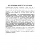Los problemas que afectan el estudio