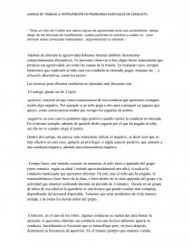 UNIDAD DE TRABAJO 4: INTERVENCIÓN EN PROBLEMAS HABITUALES DE CONDUCTA. Página 1