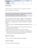 Análisis práctico: La industria del cine en España: análisis de las oportunidades de marketing