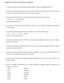 Estequiometría de soluciones: ácido-base y precipitación