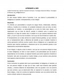 APRENDER A SER ENSAYO