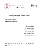 Este obra una de muchas de las cuales hizo el artista como Miguel Ángel