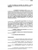 SE DEMANDA EL AMPARO Y LA PROTECCION DE LA JUSTICIA FEDERAL