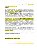 Ensayo a Carta renuncia