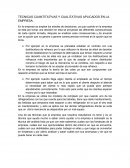 TECNICAS CUANTITATIVAS Y CUALITATIVAS APLICADOS EN LA EMPRESA