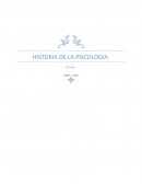 HISTORIA DE LA PSICOLOGIA Ensayo