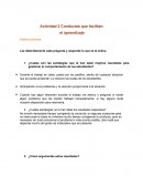 Actividad 2 Conductas que facilitan el aprendizaje