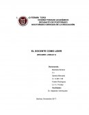 El Liderazgo Educativo EL DOCENTE COMO LIDER (RESUMEN -UNIDAD V