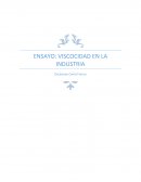 Viscosidad en la industria