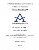 ASIGNATURA DE FISICA MAQUINAS SIMPLES