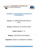 Gobierno y participación ciudadana en Latinoamerica