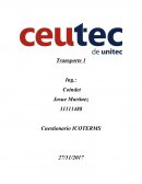 Cuestionario ¿Cuál es la finalidad de los INCOTERMS?