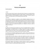 Cuale son las Técnicas de Regulación