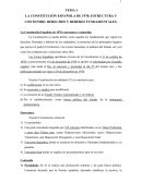 LA CONSTITUCIÓN ESPAÑOLA DE 1978: ESTRUCTURA Y CONTENIDO. DERECHOS Y DEBERES FUNDAMENTALES.