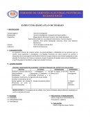 COMO SE DA EL PLAN DE TRABAJO BURÓ DE INVESTIGACIÓN