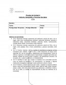Prueba de Unidad 4 Historia, Geografía y Ciencias Sociales