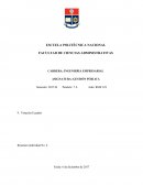 INGENIERÍA EMPRESARIAL ASIGNATURA: GESTIÓN PÚBLICA