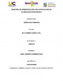 Tema de la Filosofía de los Derechos Humanos