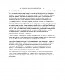 LA PARADOJA DE LA ERA INFORMÁTICA